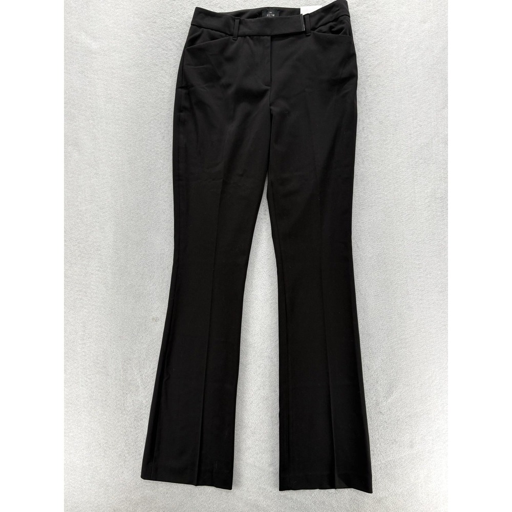 White House Black Market Curvy Slim Boot Dress Pants Womens 2L Tall Black Career